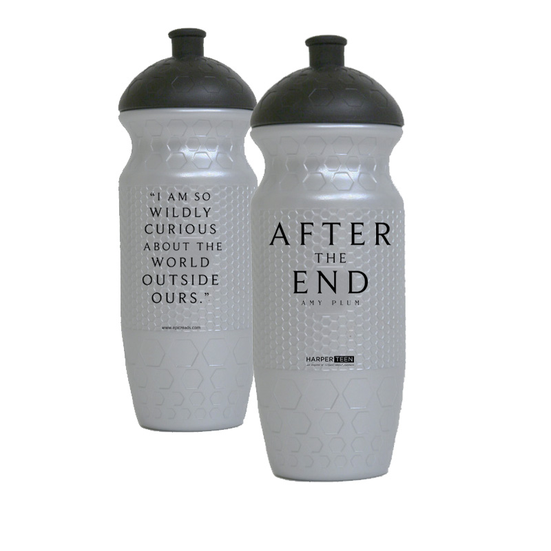 author's idea of what the mystery water bottles might look like