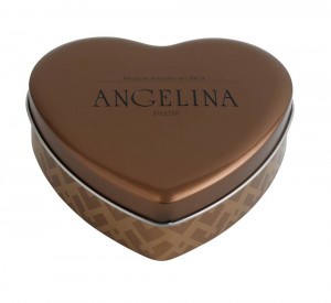 BOITE CHOCOLAT COEUR ANGELINA PARIS